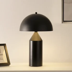 Avero metal table lamp black 30x30x45cm