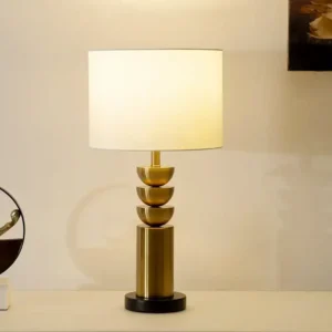 Avero metal table lamp gold 28x28x54cm