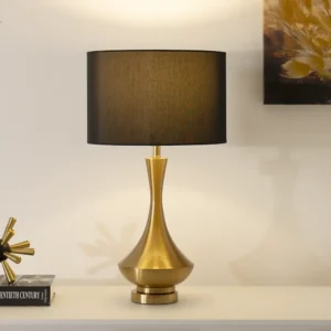 Avero metal table lamp gold 35x35x62cm