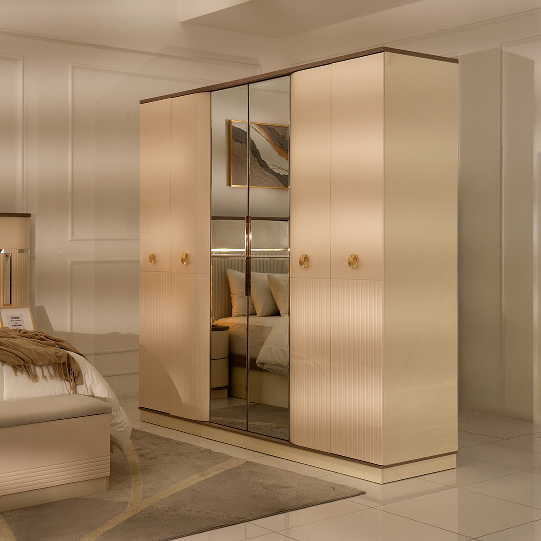 Breezy 6 pcs King Bedroom Set With Hydraulic Storage-180*200 - Image 6