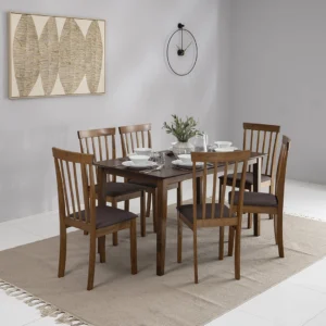 Broadway 6-Seater Dining Set-Antique Oak
