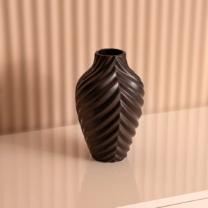 Blenka Ceramic Black Vase- 25.5 cm