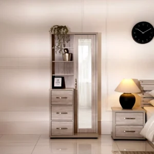 Como Dresser with Mirror-Grey