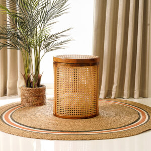 Country Box Circle-Rattan Top