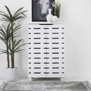 Cove Shoe Cabinet-White