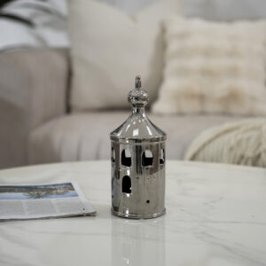 Delyn ceramic silver lantern 9.5*9.5*34.2 cm