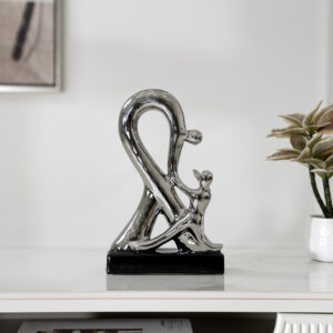 Delyn ceramic silver mother son accent 18*8*30 cm