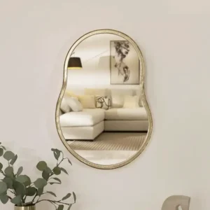 Deyna decorative metal wall mirror 43.2*62.9*5cm