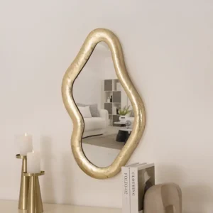 Deyna decorative metal wall mirror 48.9*80.6*5.1 cm