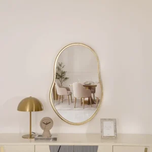 Deyna decorative metal wall mirror 63.5*97.8*5.1 cm
