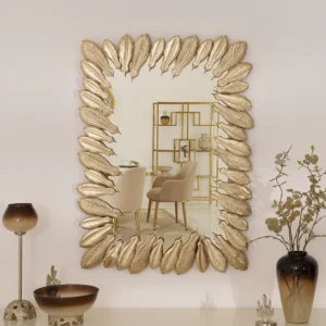 Deyna decorative metal wall mirror 69.2*94.6*3.8 cm