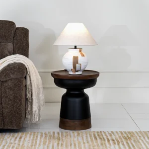 Aras Solid Wood End Table