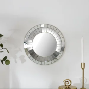Sierra decorative wall mirror champagne 39x3X39 cm