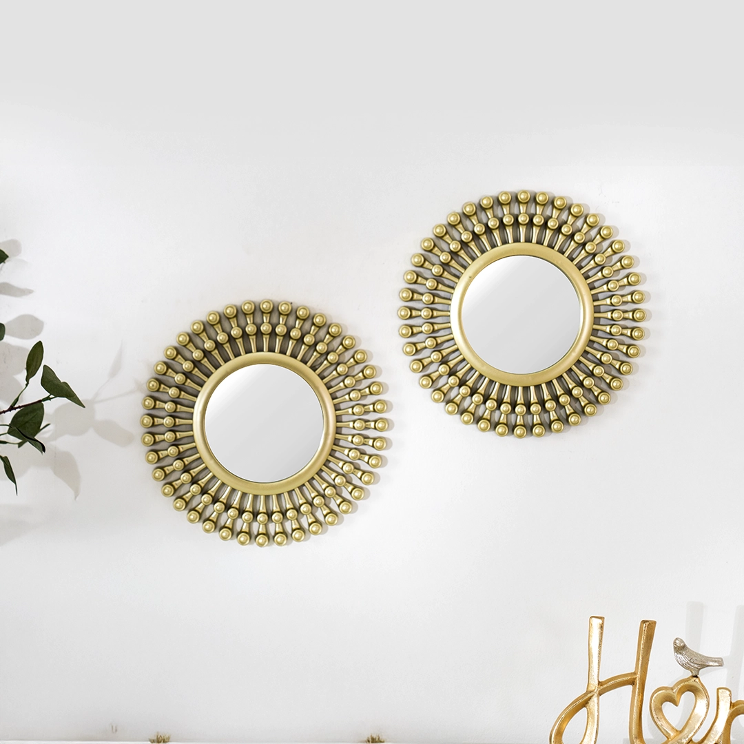 Sierra Set of 2 decorative mirror champagne