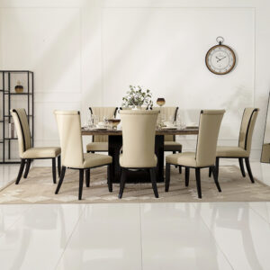 DT 13113 8-Seater Marble top Dining Set