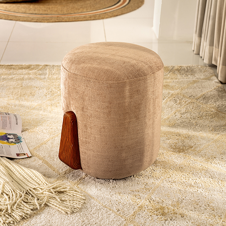 Dante Round Pouffe – Small - Image 5