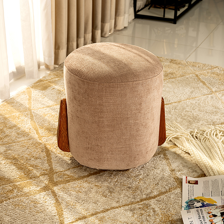 Dante Round Pouffe – Small - Image 6