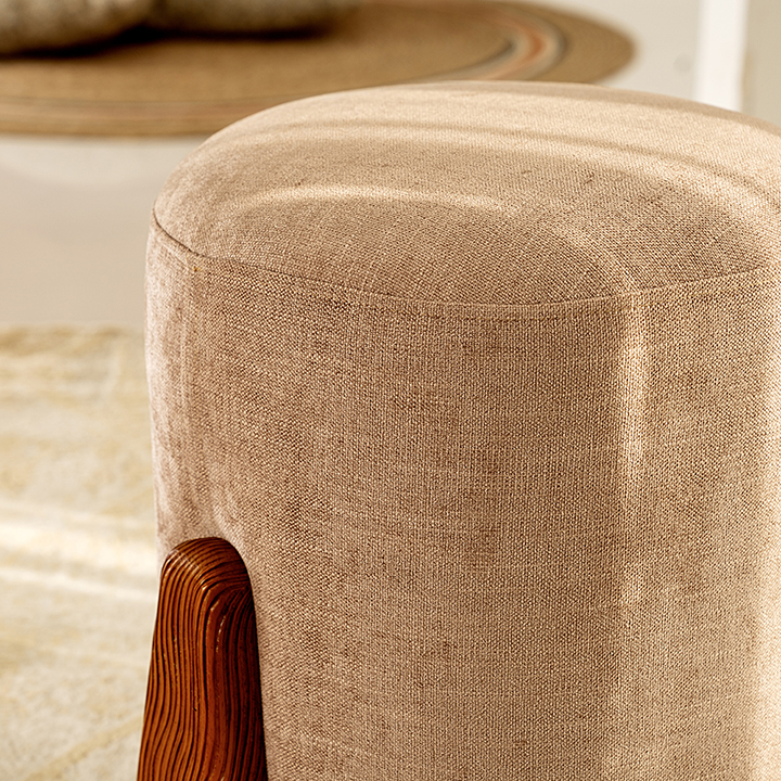 Dante Round Pouffe – Small - Image 4