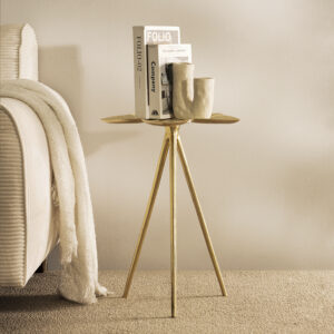 Floral Tripod Accent Table