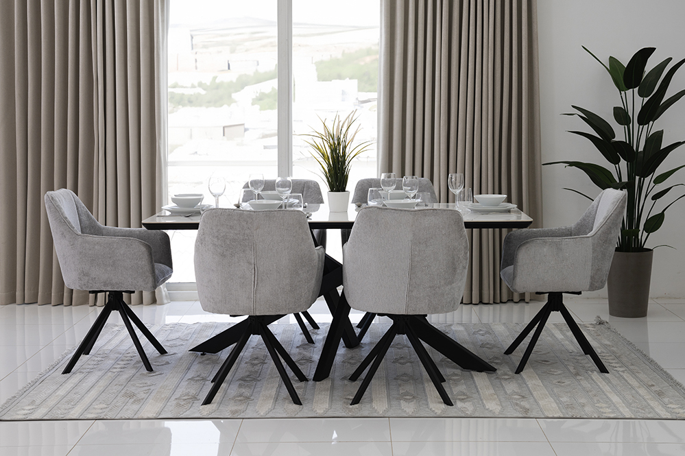 Florence 6-Seater Dining Set - Image 11