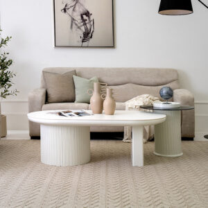 Freedo Coffee Table-Set of 2-Off White