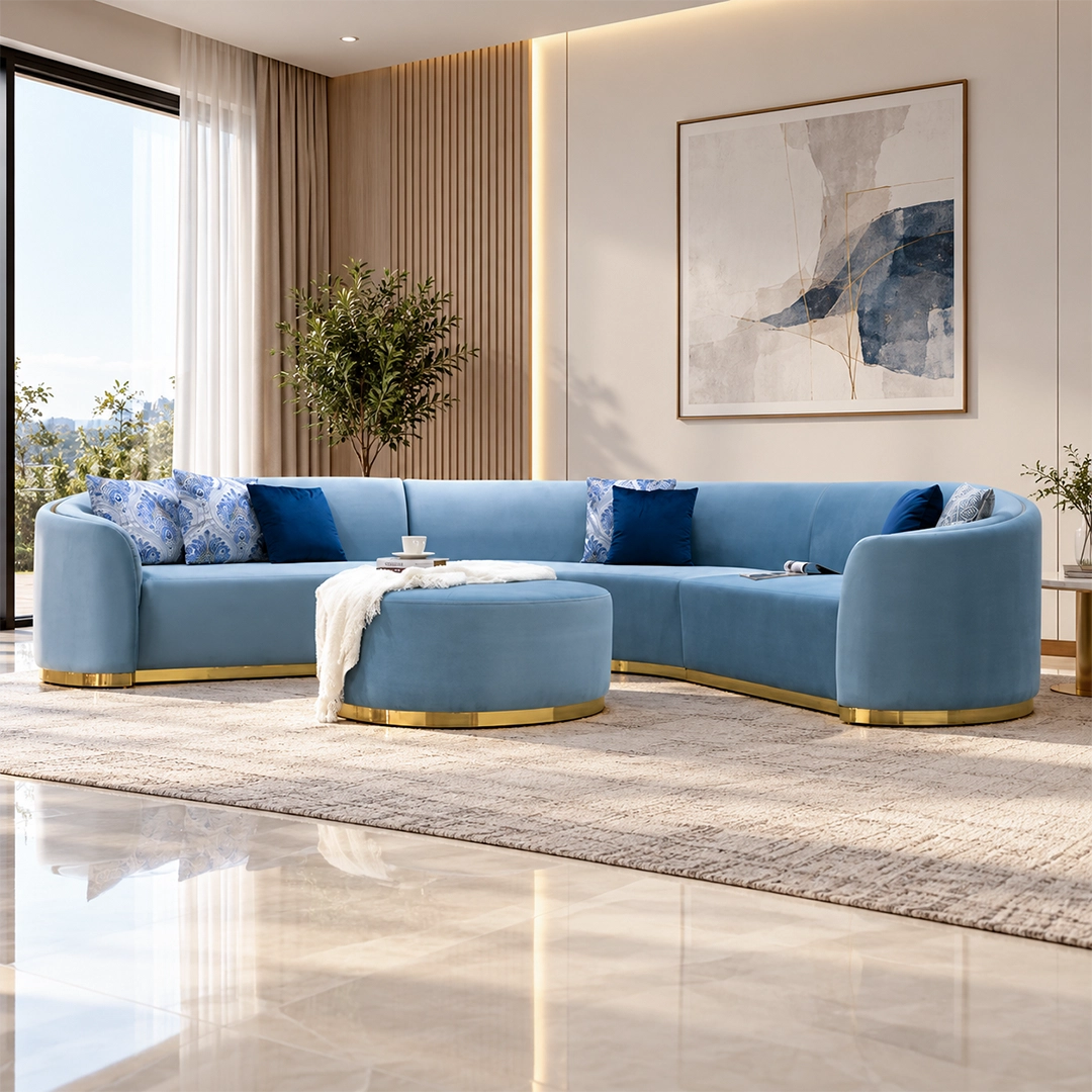Figo Corner Sofa with Ottoman