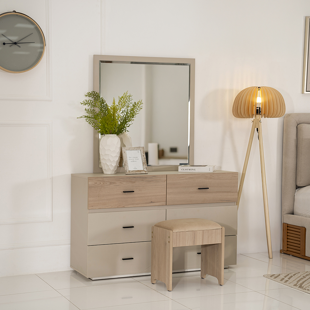 Helio Dresser with Mirror