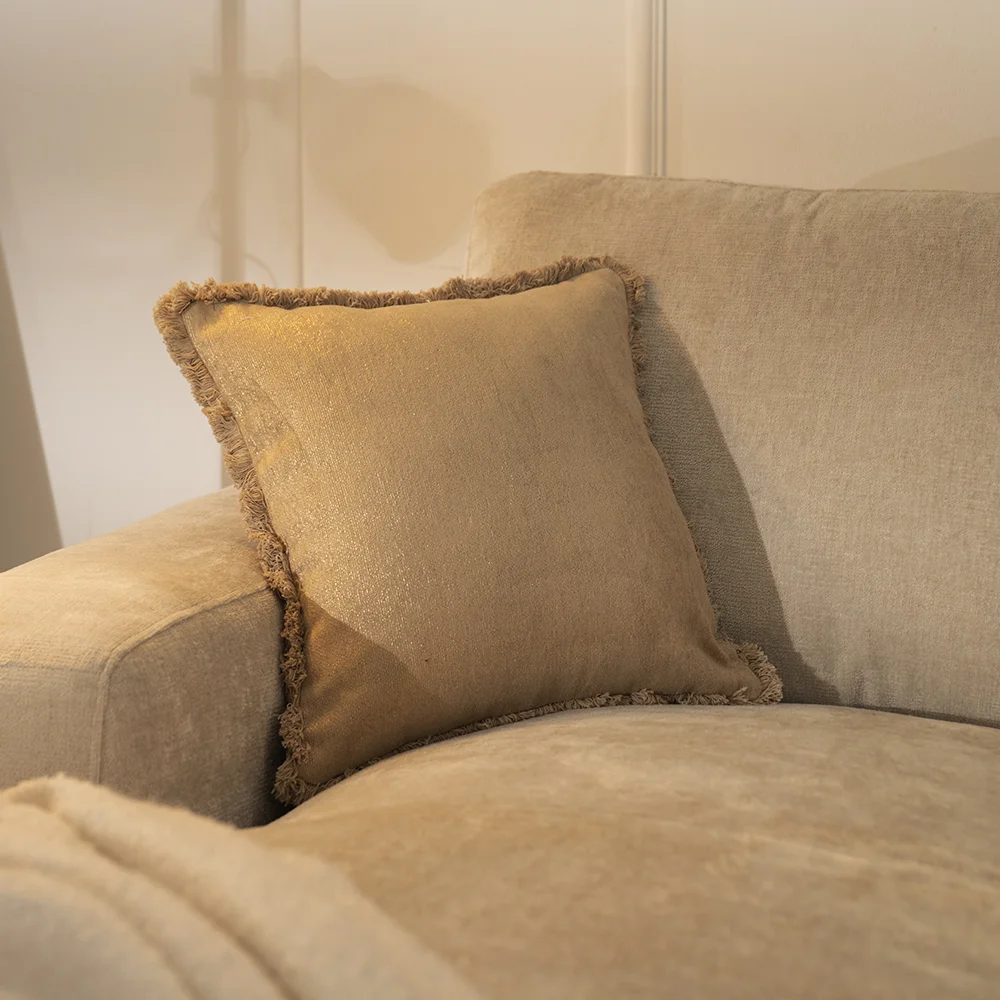Heston cotton chenille cushion 45×45 cm