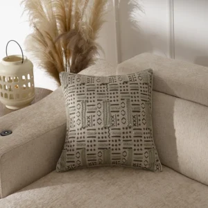 Heston embroidered cushion 45×45 cm