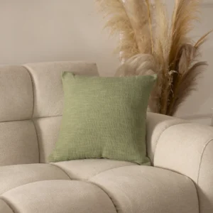 Heston plain cushion 45x45 cm-Green