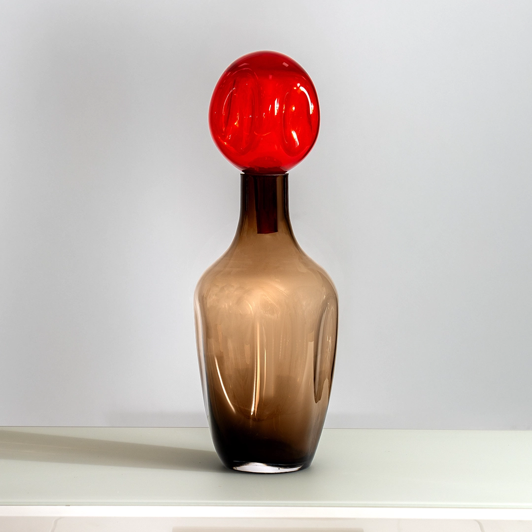 Lemont glass de canter jar multicolor 15.5×15.5x47cm