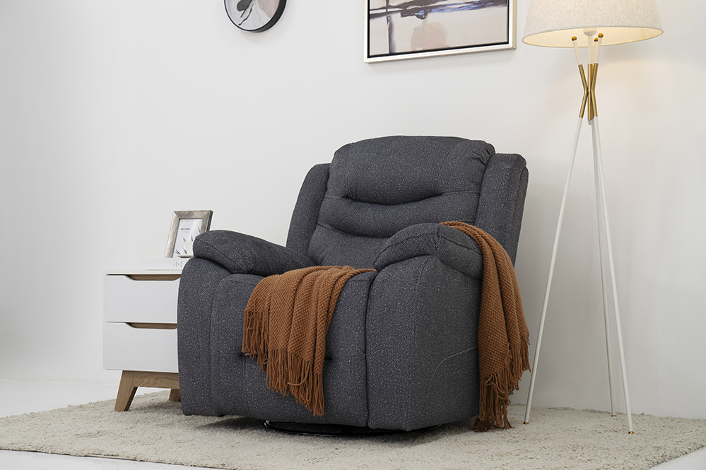 Madrid Recliner Rocker Sofa-Grey