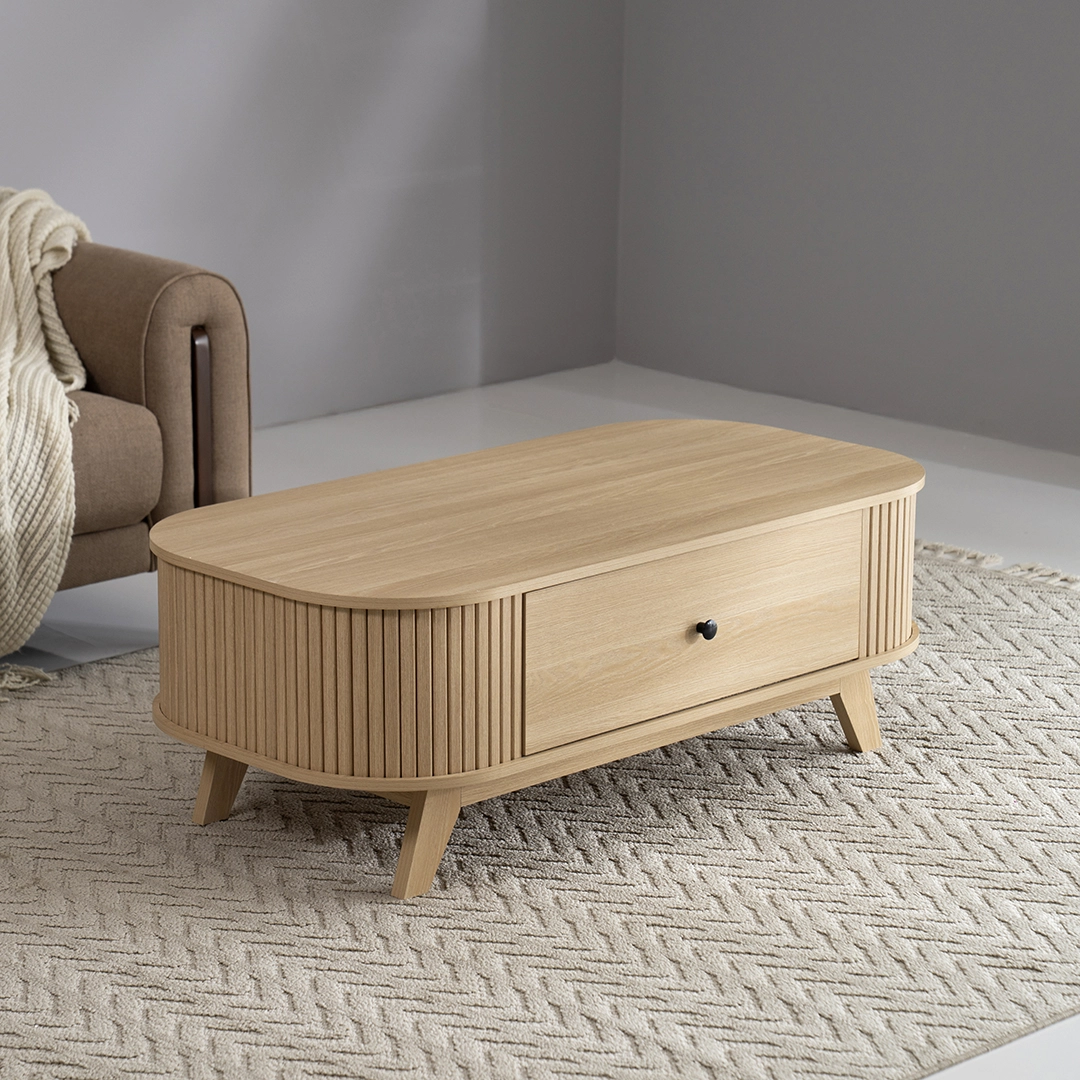 Moon Coffee Table-Oak