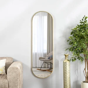 Novo metal wall mirror gold 50*2.8*160 cm