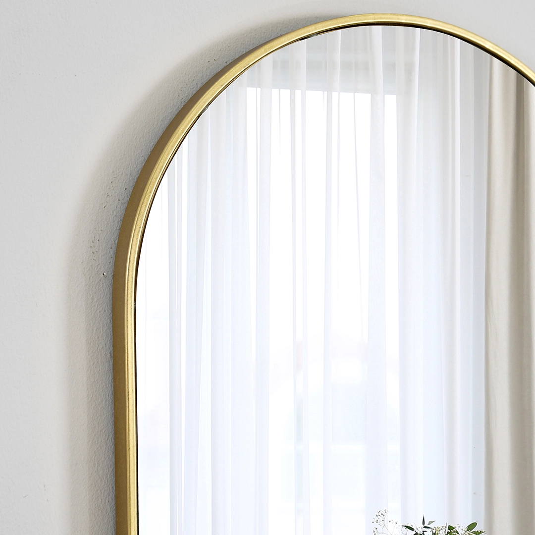 Novo metal wall mirror gold 50*2.8*160 cm - Image 4