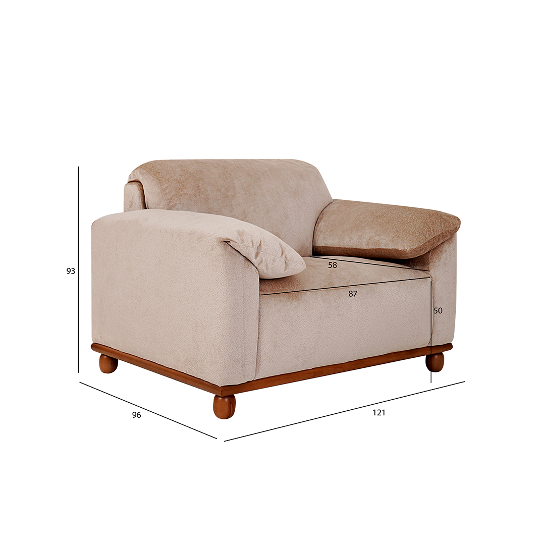 The Ozler Single Seater Sofa - Image 2