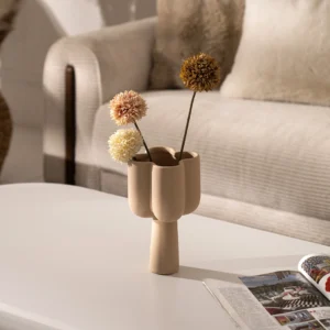 Quinn ceramic flower shape vase 11.8*11.8*22.8 cm