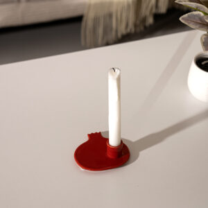Quinn ceramic pomegranate candle holder 10.2*10.2*3.3 cm