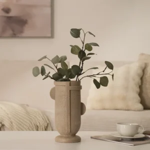 Rabaque travertine vase 18x14x28cm