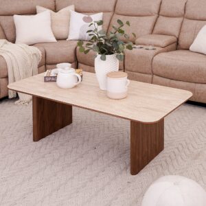 Selena Ceramic Top Coffee Table