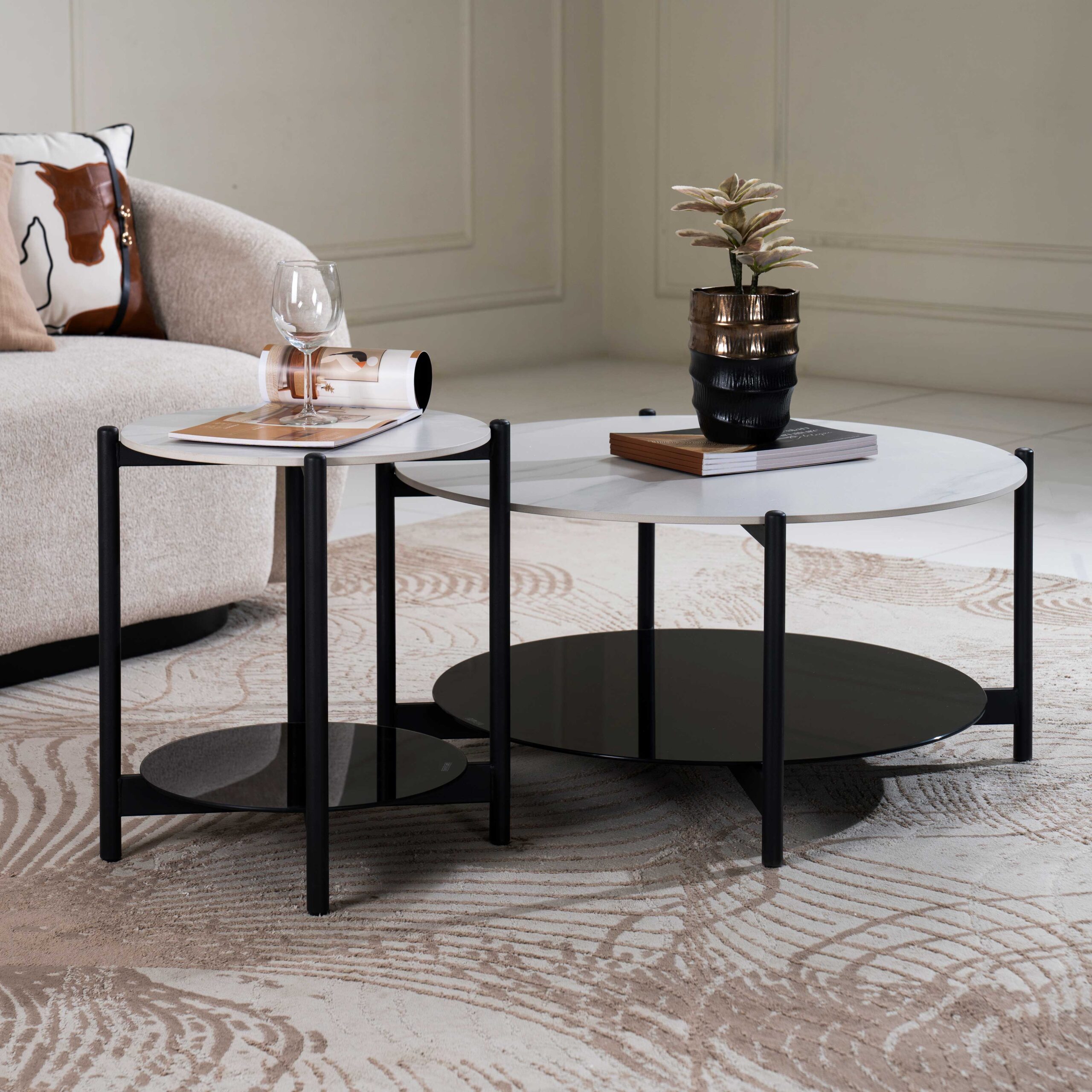 Canik 2 piece Coffee Table Set