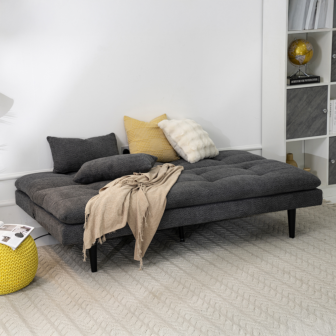 Sevina Sofa Bed-Dark Grey - Image 8