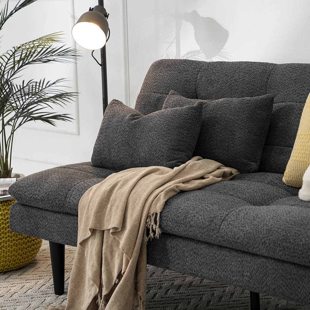 Sevina Sofa Bed-Dark Grey - Image 7