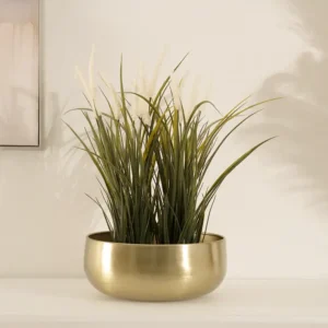 Siv Metal gold planter 30x30x12 cm