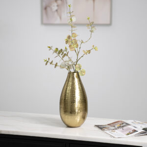 Siv Metal gold vase 16x16x30cm