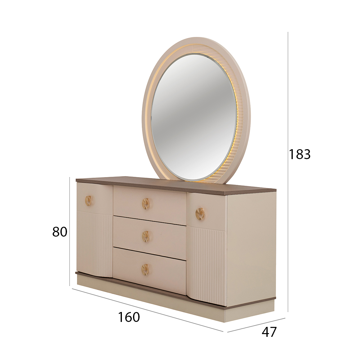 Breezy 6 pcs King Bedroom Set With Hydraulic Storage-180*200 - Image 21