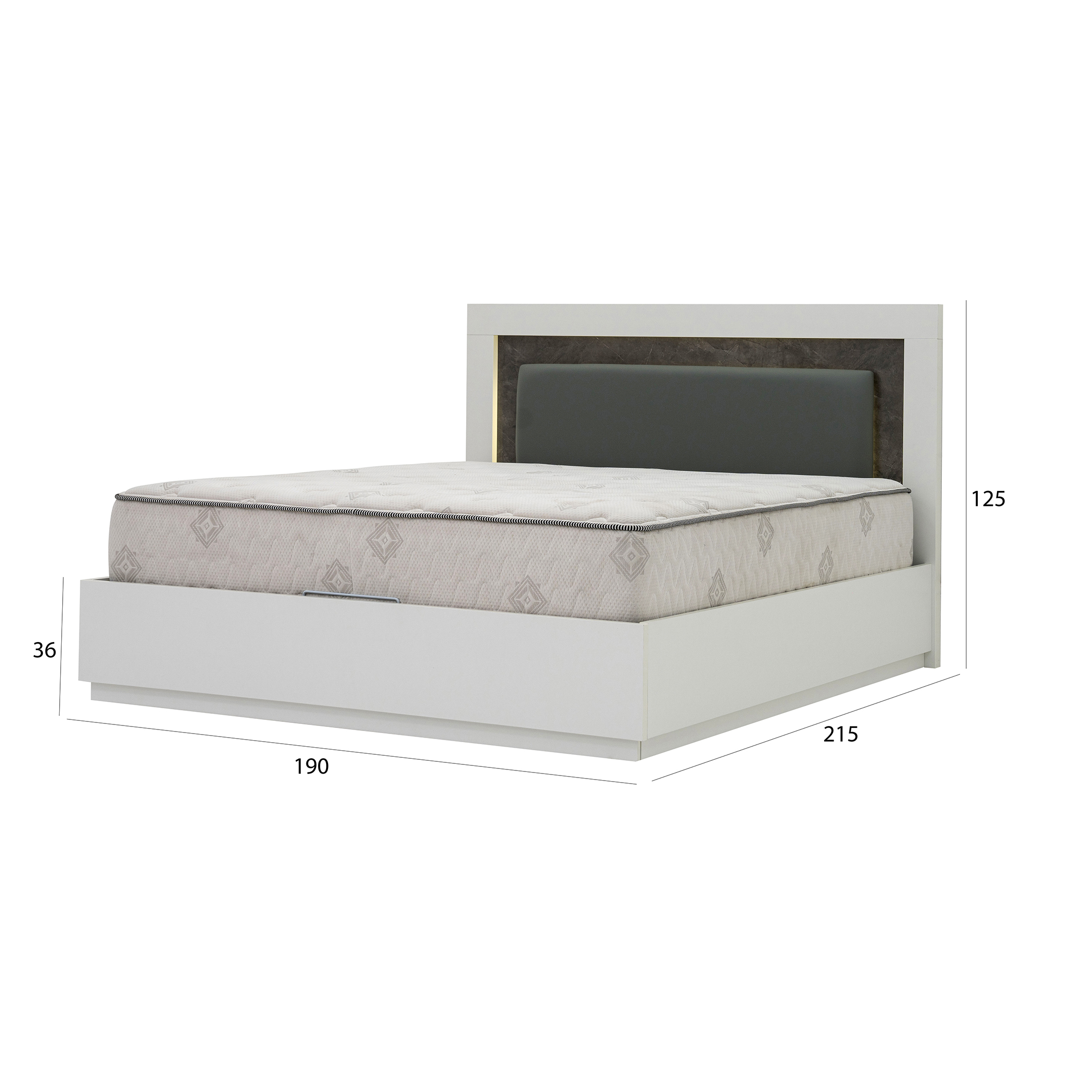 Madison Hydraulic King Bed-180*200 - Image 2