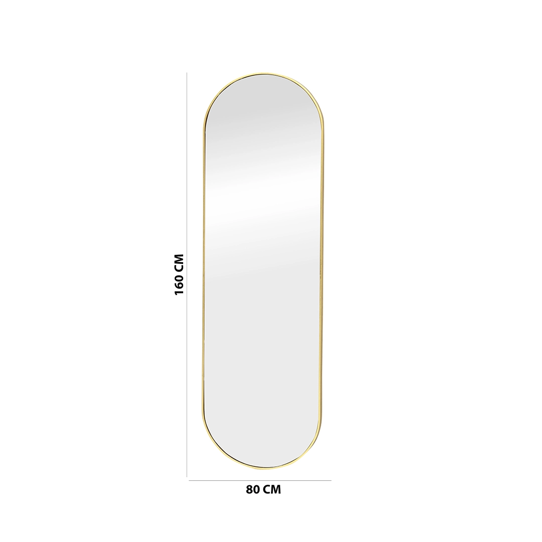 Novo metal wall mirror gold 50*2.8*160 cm - Image 2