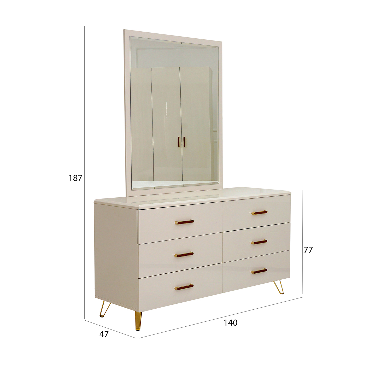 Senna Dresser with Mirror - Image 2