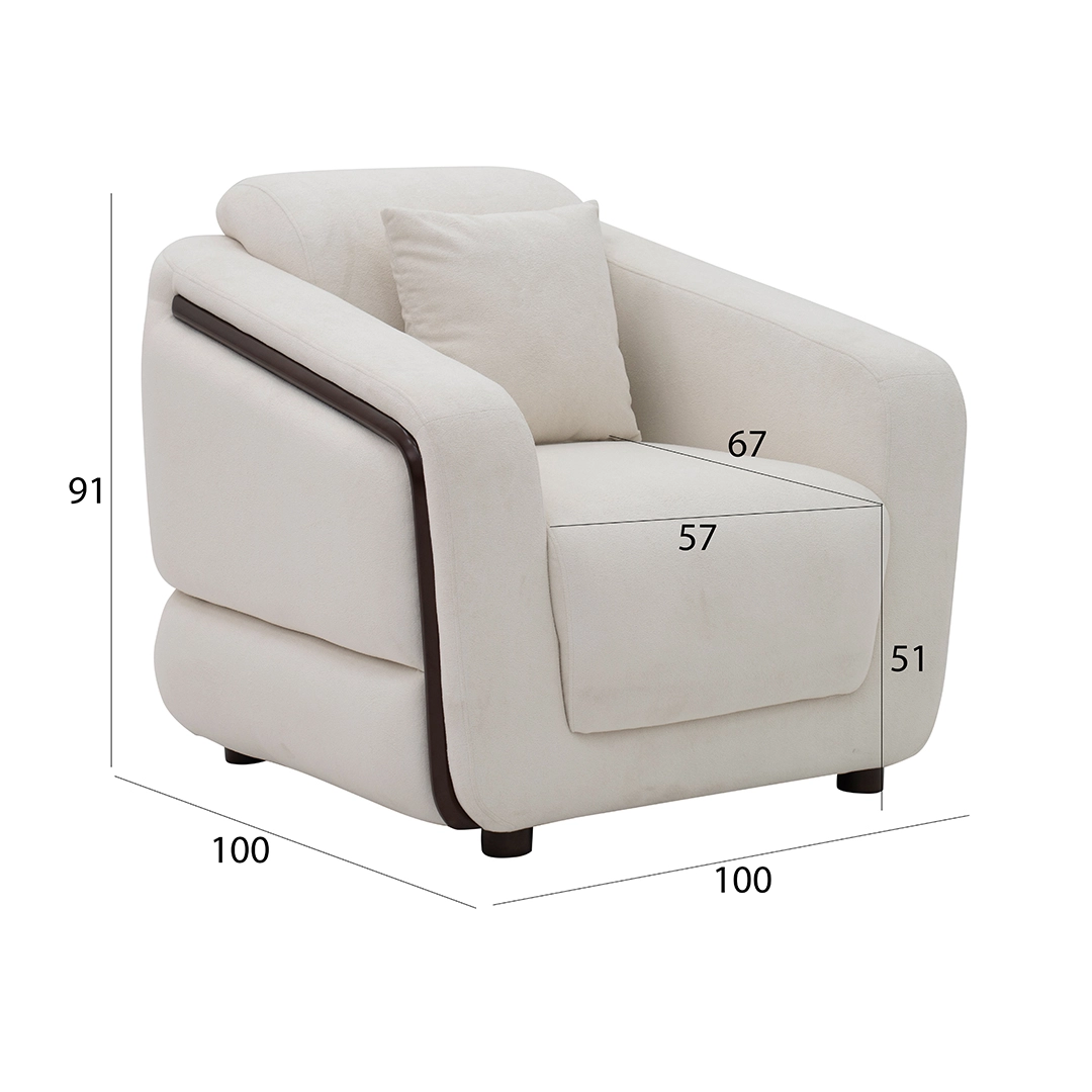 The Trudy Single Seater Sofa - Image 2